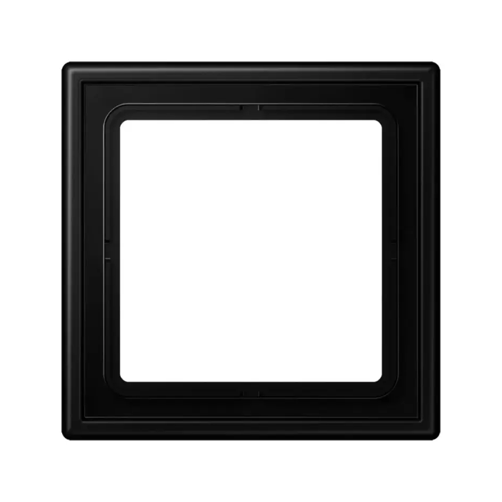 [A5581BFSWM] Cadre JUNG d'interrupteur 55 plastique noir 1 fois