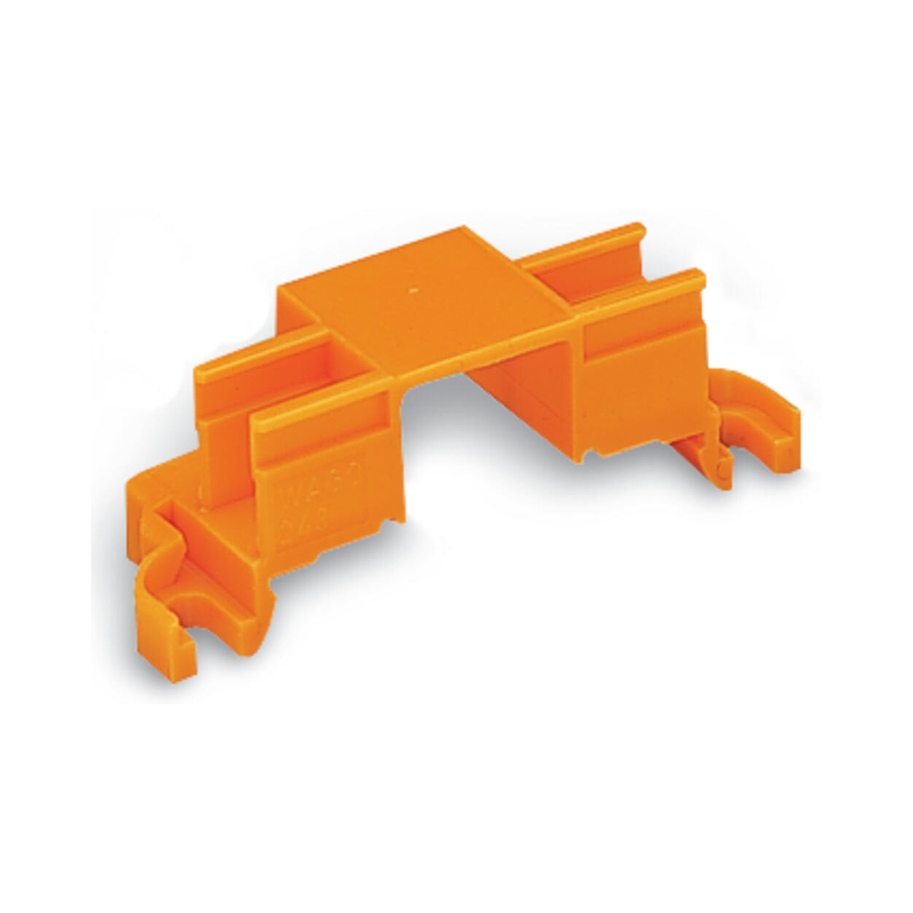 [243-112] Connecteur WAGO de fixation din 2 fois orange