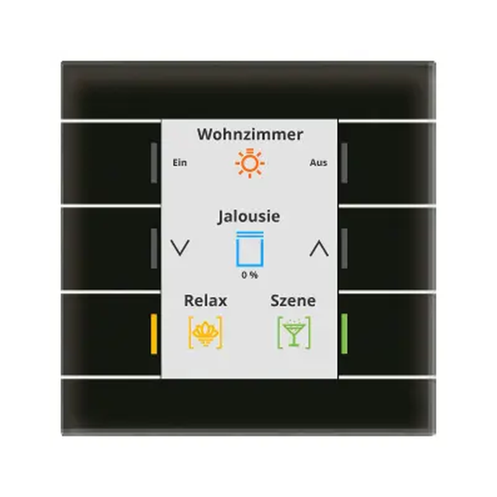 [BE-GT20S.02] Interrupteur MDT en verre KNX 6 bouton
