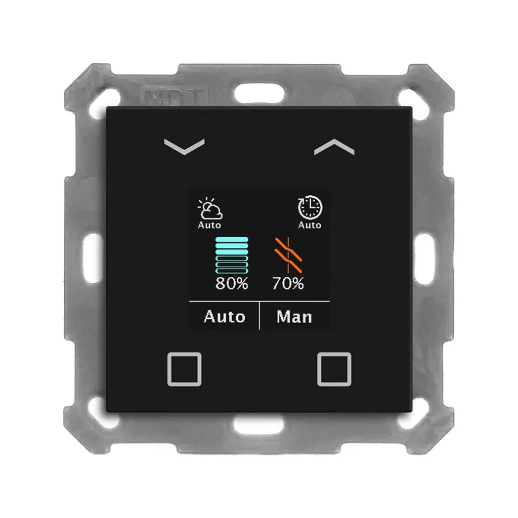 Interrupteur MDT smart noir 55mm