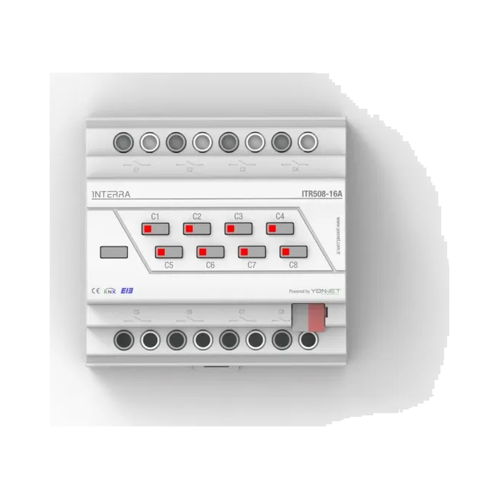 Module Interra actionneur combo multifonction 8 sorties *16 A KNX