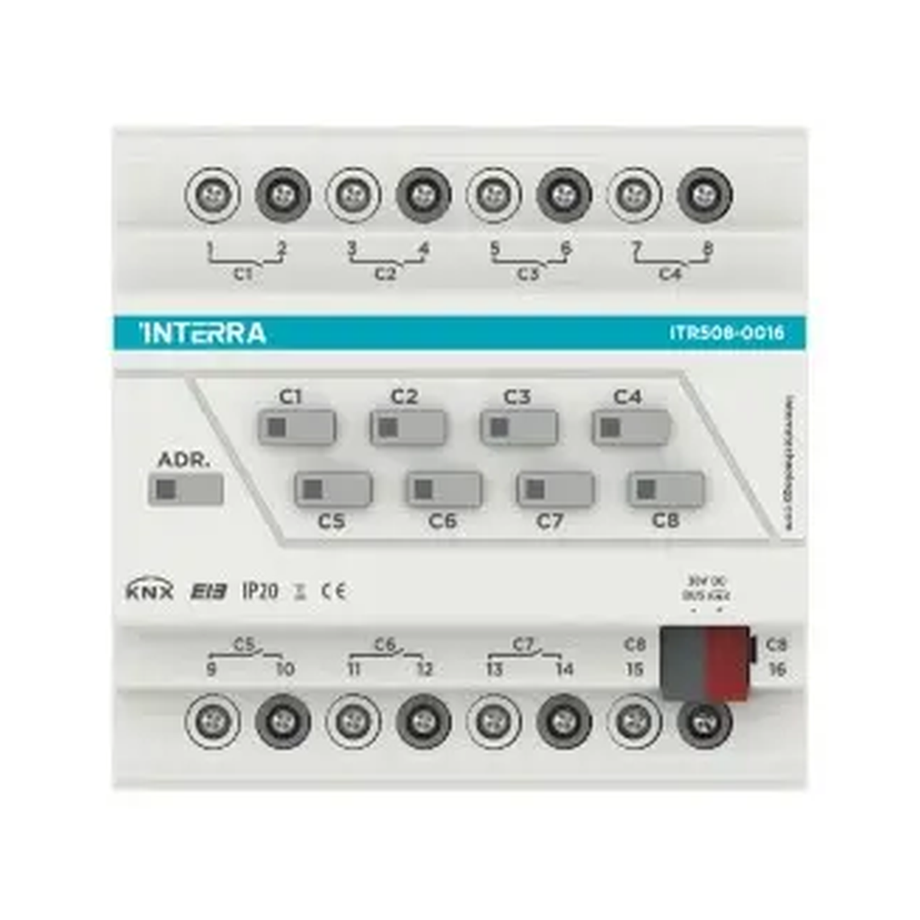 Module Interra actionneur KNX 08 channel