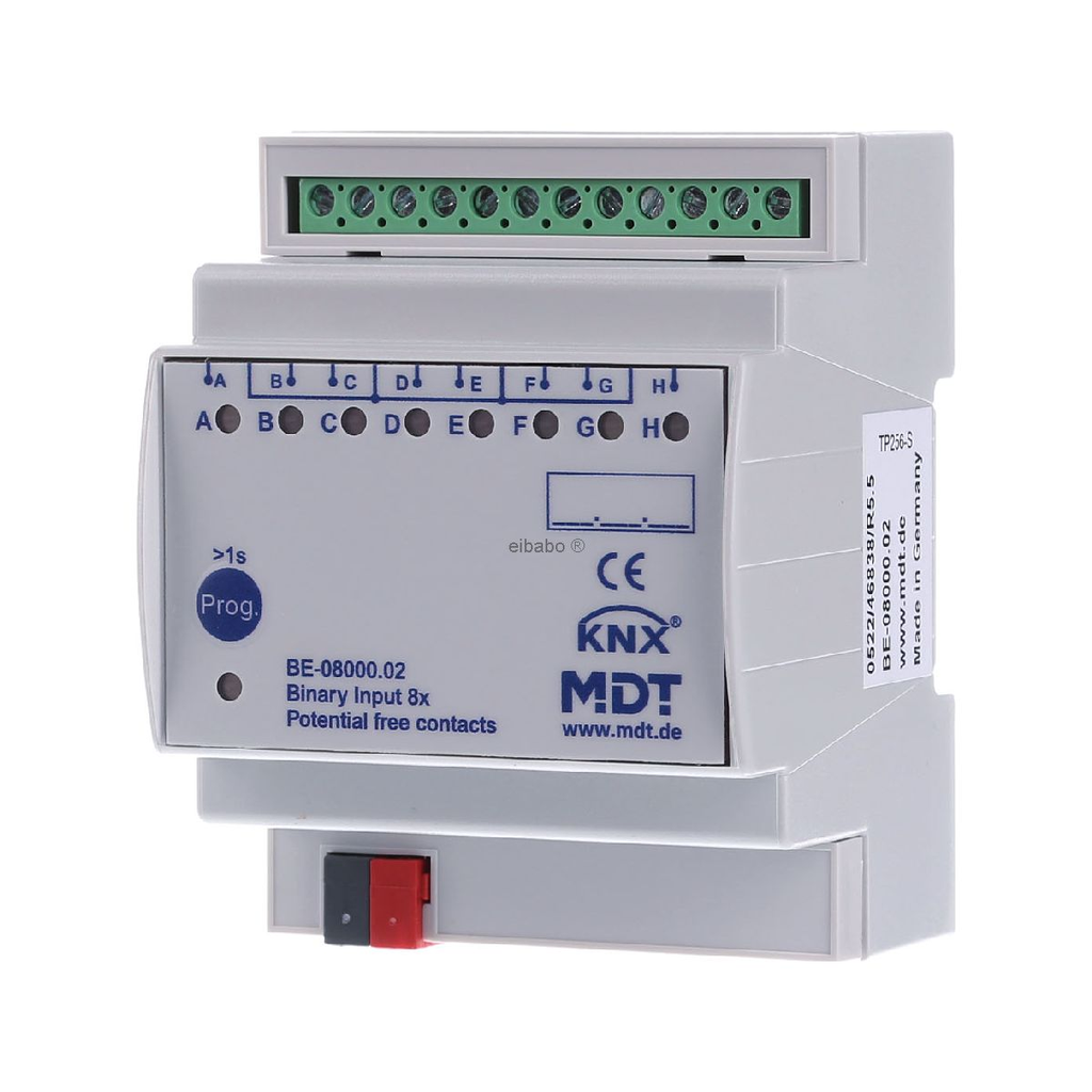 Module MDT entree binaire KNX 08 fois