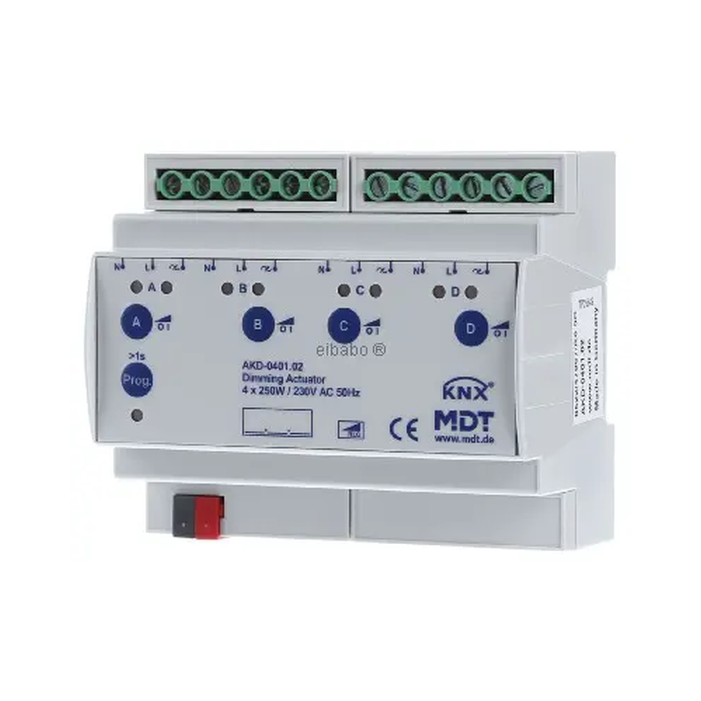 Module MDT variation 4chs KNX 250 W 230 V ac
