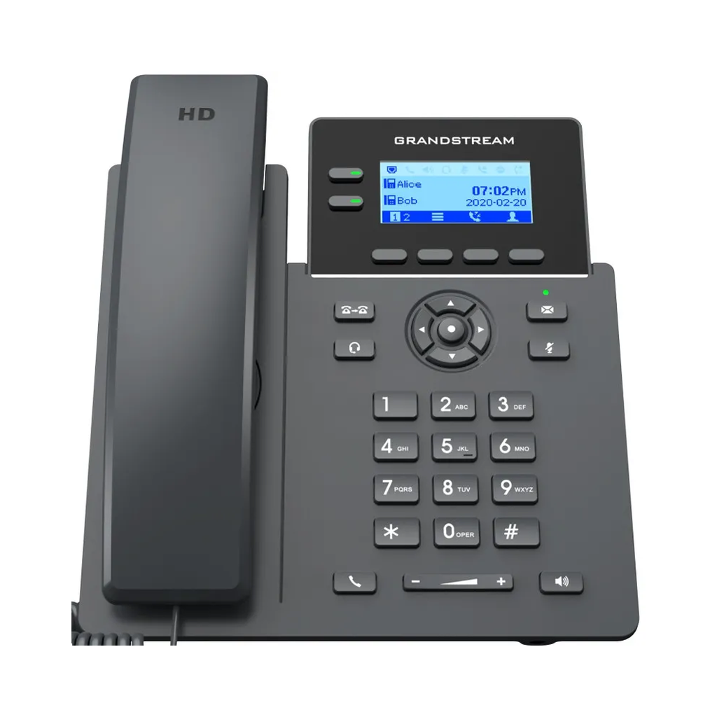 [GS-GRP2602P] Poste Grandstream téléphonique IP 4 compte SIP (2 lignes) PoE