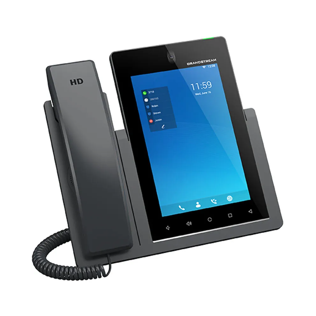 [GS-GXV3470] Poste Grandstream téléphonique IP Écran tactile intelligent Android 11 16 lignes/16 comptes SIP
