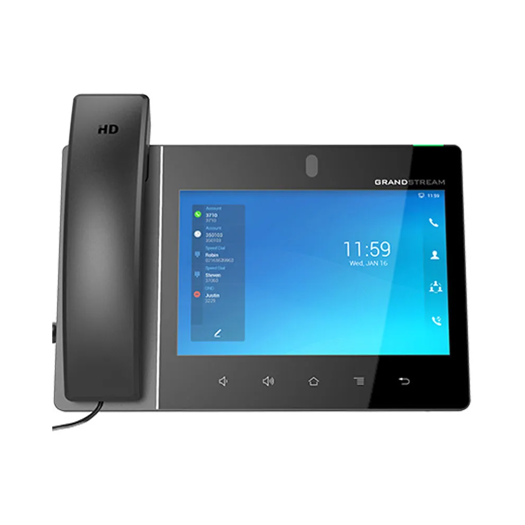 [GS-GXV3480] Poste Grandstream téléphonique IP Écran tactile intelligent Android 11 16 lignes/16 comptes SIP